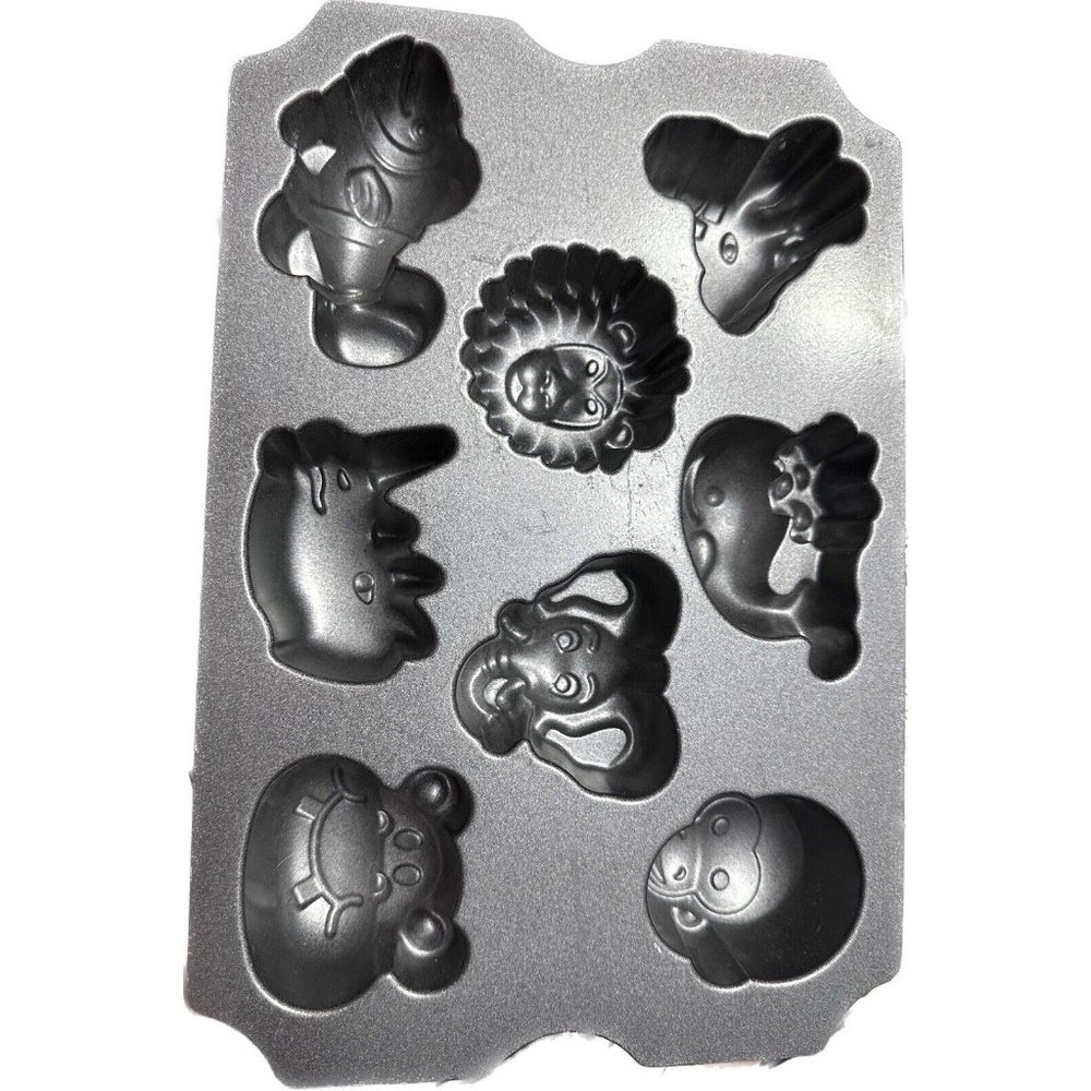NORDIC WARE ZOO FRIENDS MINI CAKE PAN ANIMAL CAKE MOLD -‎ 3 Cups